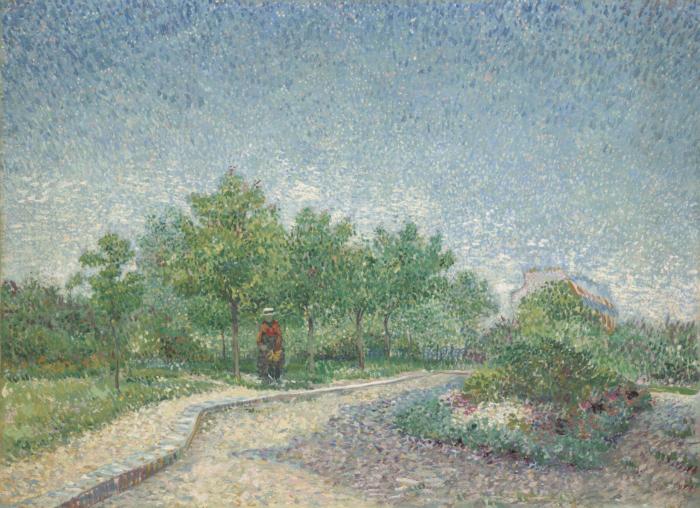 Vincent Van Gogh Corner in Voyer-d'Argenson Park at Asnieres Sweden oil painting art